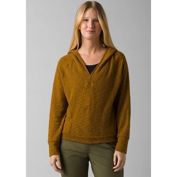 PrAna Tops - NWT Prana Frieda Hooded Top in Antique Bronze Size XL